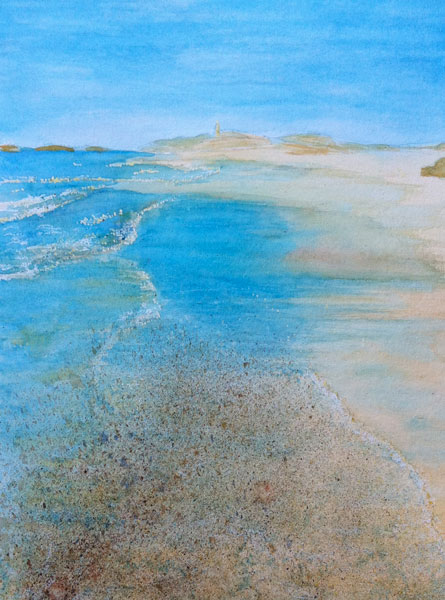 Godrevy in progress, nearly there