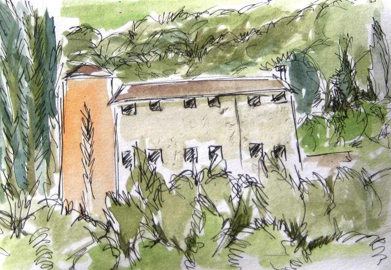 House in hills surrounding Garda