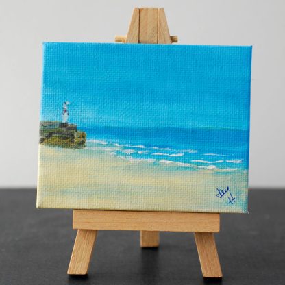 Painting: Lighthouse on Smeatons Pier