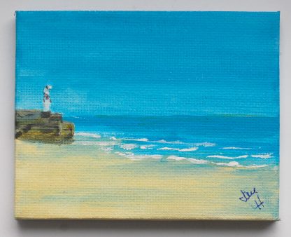 Painting: Lighthouse on Smeatons Pier
