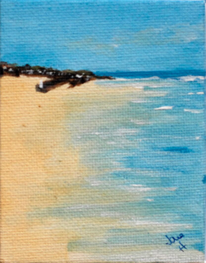 Painting: Sea disappearing at St-Ives