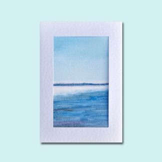 Cornish seascape greeting card
