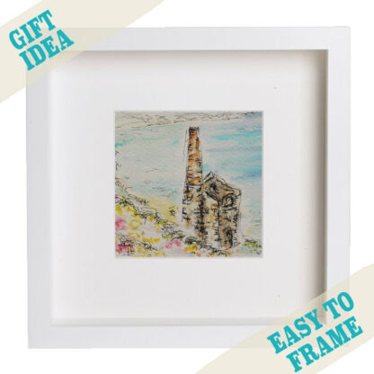 Painting: Towanroath Engine House in a white frame