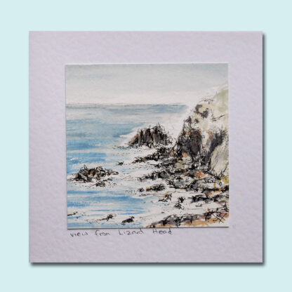 Illustration: The view from Lizard Head greeting card