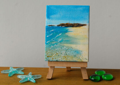 Godrevy Painting sat on its own easel