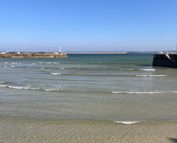 St Ives Harbour at high tide